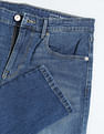 Flying Machine Mid Rise Slash Slim Tapered Jeans