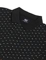 Flying Machine Abstract Print Pique Polo Shirt