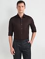 Arrow Floral Print Cotton Formal Shirt