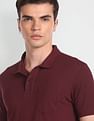 Flying Machine Solid Chest Patch Pocket Polo Shirt
