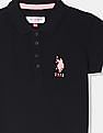 U.S. Polo Assn. Kids Solid Pique Polo Shirt
