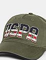U.S. Polo Assn. Green Brand Applique Panelled Cap