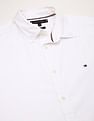 Tommy Hilfiger Solid Slim-Fit Dobby Woven Shirt