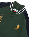 U.S. Polo Assn. Kids Boys Colour Block Raglan Sleeve Sweatshirt