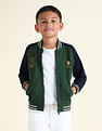 U.S. Polo Assn. Kids Boys Colour Block Raglan Sleeve Sweatshirt