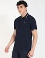 Tommy Hilfiger Solid Regular-Fit Cotton Polo Shirt
