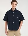 Tommy Hilfiger Solid Oversize-Fit Cotton Shirt