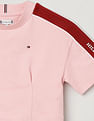 Tommy Hilfiger Kids Girls Brand Tape T-Shirt