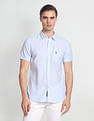U.S. Polo Assn. Denim Co. Trebled Stripe Short Sleeve Shirt