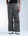Flying Machine Mid Rise Cobain Loose Fit Parachute Trousers