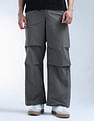 Flying Machine Mid Rise Cobain Loose Fit Parachute Trousers