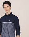 U.S. Polo Assn. Signature Engineered Stripe Twill Shirt