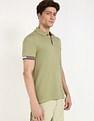 Tommy Hilfiger Solid Slim-Fit Cotton Polo Shirt