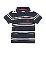 U.S. Polo Assn. Kids Boys Pique Striped Polo Shirt