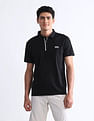 USPA Active Solid Slim Fit Polo Shirt