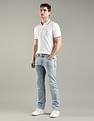 Tommy Hilfiger Solid Slim-Fit Cotton Polo T-Shirt