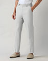 Arrow Slim Fit Dobby Weave Autoflex Trousers