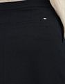 Tommy Hilfiger Gold Button Twill Midi Skirt