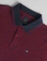 Arrow Sports Tipped Collar Solid Polo Shirt