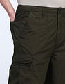Flying Machine Cobain Loose Fit Mid Rise Cargos