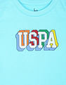 U.S. Polo Assn. Kids Boys Light Blue Cotton Knit Set