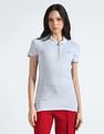 Tommy Hilfiger Slim Fit Zip Through Polo Shirt