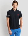 U.S. Polo Assn. Polyester Zipper Sport Polo Shirt