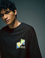 Flying Machine Graphic Printed Oversized Fit T-Shirt