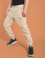 Flying Machine Mid Rise Solid Cargo Utility Trousers