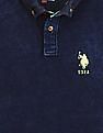U.S. Polo Assn. Kids Boys Washed Pique Polo Shirt