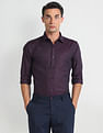 Arrow Geometric Patterned Dobby Shirt