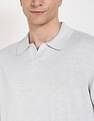Calvin Klein Jeans Solid Regular-Fit Linen Polo T-Shirt