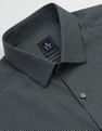 Arrow Self Design Manhattan Slim Fit Shirt