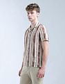 Flying Machine Vertical Striped Color Of Home Shirt
