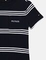 Tommy Hilfiger Kids Boys Striped Regular-Fit Cotton T-Shirt