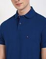 Tommy Hilfiger Solid Regular-Fit Cotton Polo Shirt