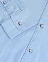Flying Machine Slim Fit Solid Cotton Shirt