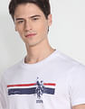 U.S. Polo Assn. Denim Co. Crew Neck Cotton Brand Print T-Shirt