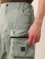 U.S. Polo Assn. Denim Co. Regular Fit Solid Cargo Shorts