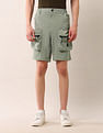 U.S. Polo Assn. Denim Co. Regular Fit Solid Cargo Shorts
