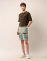 U.S. Polo Assn. Denim Co. Regular Fit Solid Cargo Shorts