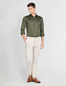 Arrow Newyork Satin Solid Formal Shirt