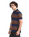 U.S. Polo Assn. Brown And Blue Striped Polo Shirt