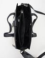 Tommy Hilfiger Solid Blue Polyester Hand Bags