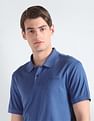 Calvin Klein Solid Cotton Liquid Polo Shirt