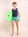 USPA Innerwear Boys Mid Rise Cotton Spandex Trunks - Pack Of 3