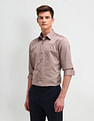 Arrow Newyork Slim Fit Textured Pattern Shirt