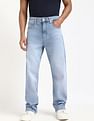 Tommy Hilfiger Light-Wash Straight-Fit Low-Rise Jeans