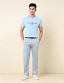 U.S. Polo Assn. Dobby Riley Straight Fit Trousers
