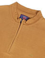 Flying Machine Mock Neck Solid T-Shirt